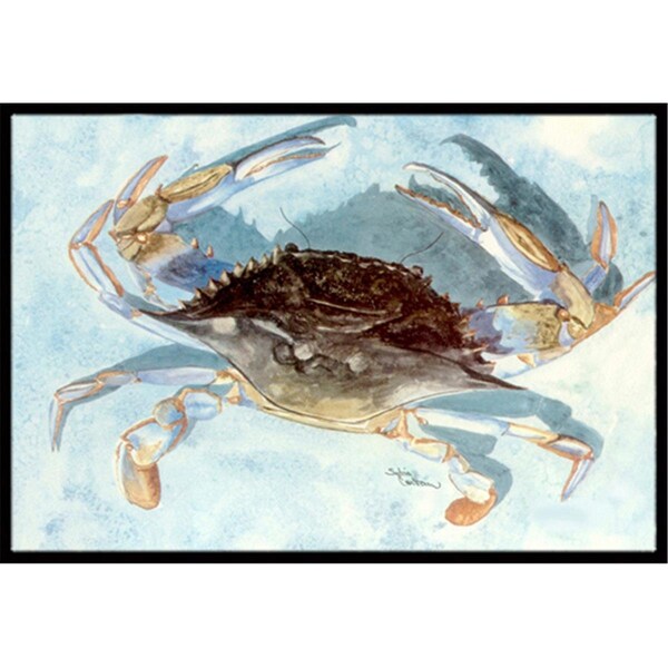 Jensendistributionservices 24 x 36 in. Blue Crab Indoor Or Outdoor Mat MI2554094 - main